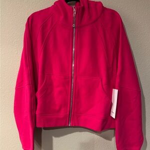 Lululemon Scuba Oversized Full Zip Hoodie – Calypso Pink – XL/XXL – NWT